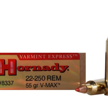 Hornady Varmint Express .22-250 Rem 55 Gr. V-MAX- Box of 20