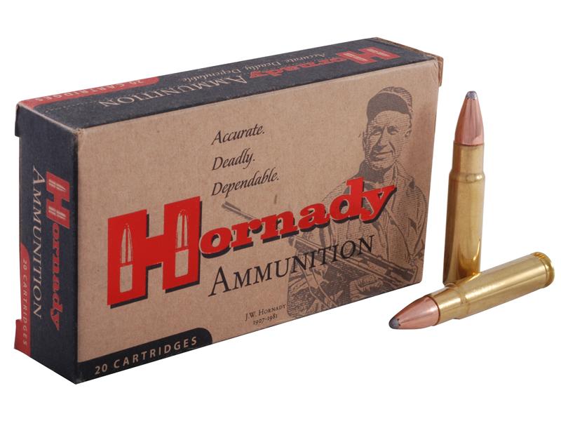 Hornady Custom .358 Winchester 200 Gr. Interlock Spire Point- Box of 20