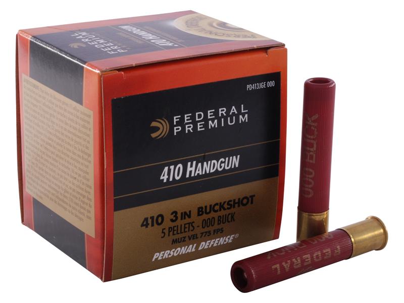 Federal Premium Personal Defense .410 Bore 3" 000 Buckshot 5 Pellets- Box of 20