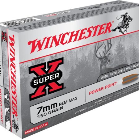 Winchester Super-X 7mm Remington Magnum 150 Gr. Power-Point- Box of 20