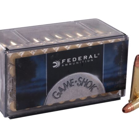 Federal Game-Shok .22 Winchester Magnum Rimfire (WMR) 50 Gr. Jacketed Hollow Point- Box of 50