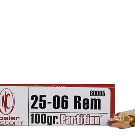 Nosler Trophy Grade .25-06 Remington 100 Gr. Partition- Box of 20