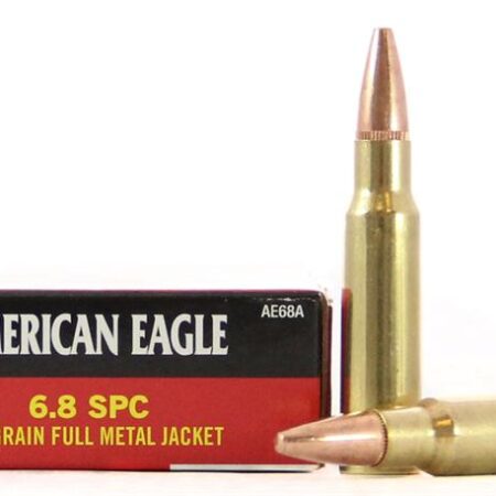 Federal American Eagle 6.8 SPC 115 Gr. Full Metal Jacket- Box of 20