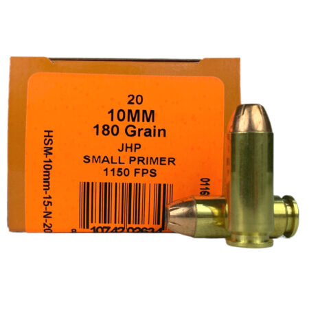 HSM Pro Pistol Hunter 10mm Auto 180 Gr. Sierra Pro-Hunter Jacketed Hollow Point- Box of 20- 10MM-15-N-20