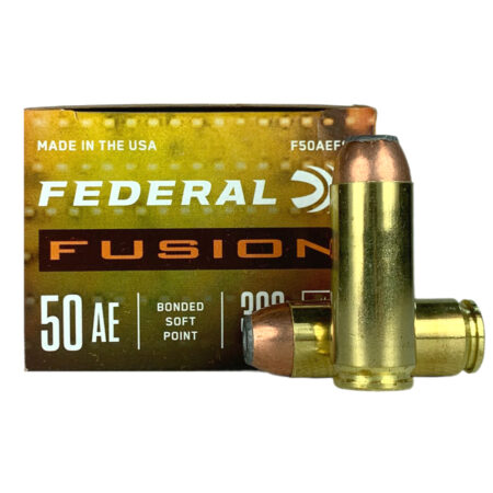 Federal Fusion .50 Action Express 300 Gr. Bonded Soft Point- Box of 20
