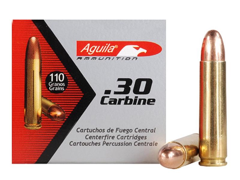 Aguila .30 Carbine 110 Gr. FMJ- Box of 50