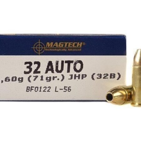 Magtech .32 ACP 71 Gr. Jacketed Hollow Point- Box of 50