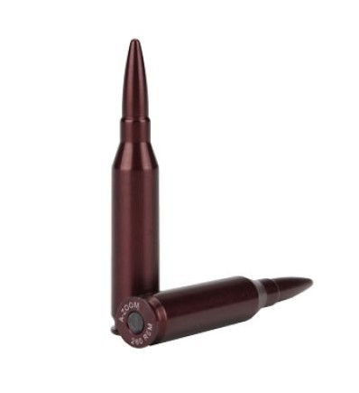 an image of the product A-ZOOM Action Proving Dummy Round, .260 Remington, Snap Cap, Package of 2- 12287