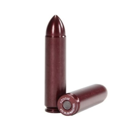 an image of the product A-ZOOM Action Proving Dummy Round, .450 Bushmaster, Snap Cap, Package of 2- 12303