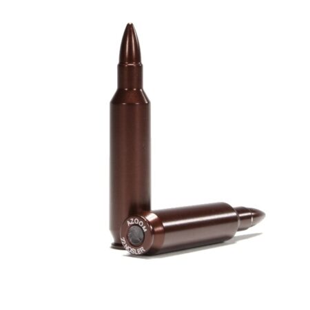 an image of the product A-ZOOM Action Proving Dummy Round, .22 Nosler, Snap Cap, Package of 2- 12306