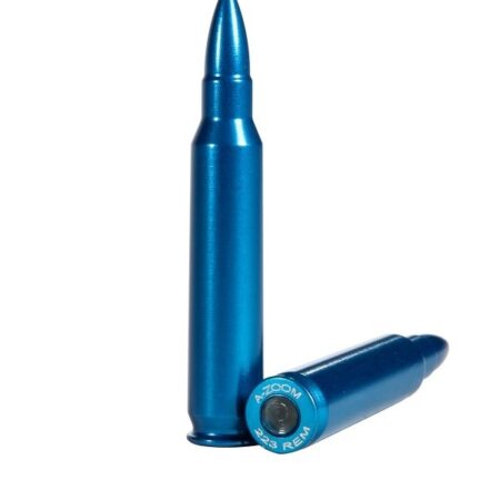 an image of the product A-ZOOM BLUE Action Proving Dummy Round, .223 Remington Snap Cap, Value Pack of 10- 12322