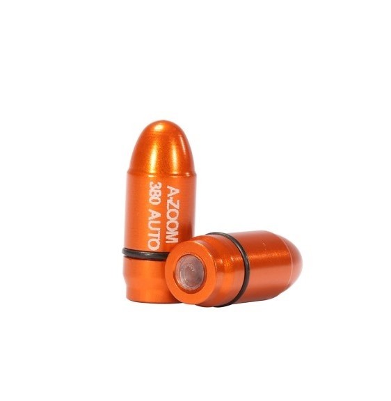 an image of the product A-ZOOM Action Proving Dummy Round .380 ACP, Striker Cap, Package of 2- 17101