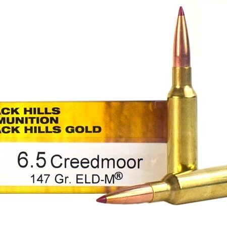 Black Hills Gold 6.5 Creedmoor 147 Gr. Hornady ELD-M- Box of 20