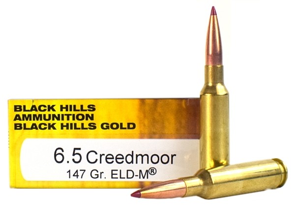 Black Hills Gold 6.5 Creedmoor 147 Gr. Hornady ELD-M- Box of 20