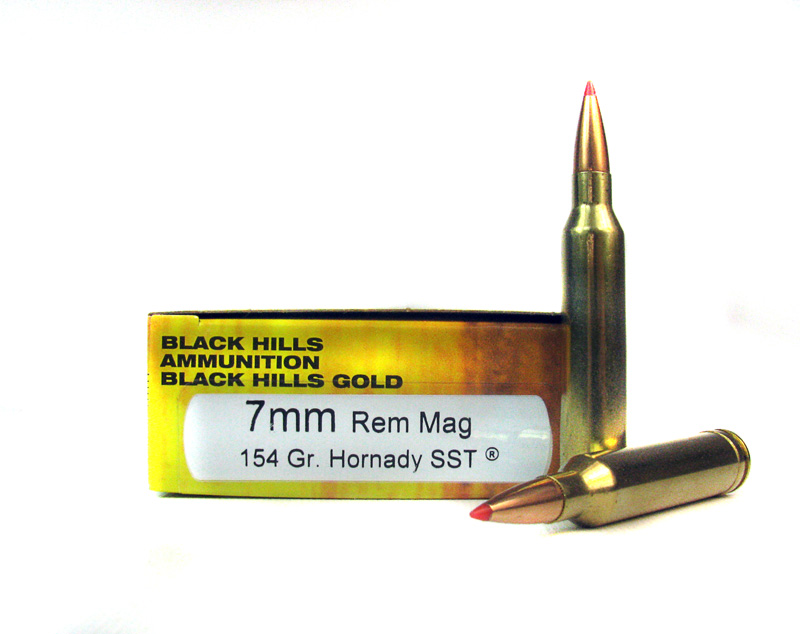 Black Hills Gold 7mm Remington Magnum 154 Gr. Hornady SST- Box of 20