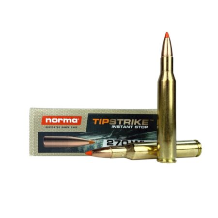Norma TipStrike .270 Winchester 140 Gr. Polymer Tip Flat Base- Box of 20