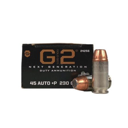 Speer Gold Dot Next Generation G2 .45 ACP +P 230 Gr. G2 Gold Dot Jacketed Hollow Point- Box of 20