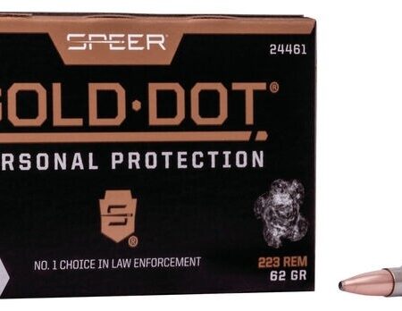 Speer Gold Dot .223 Remington 62 Gr. Gold Dot Soft Point- Box of 20