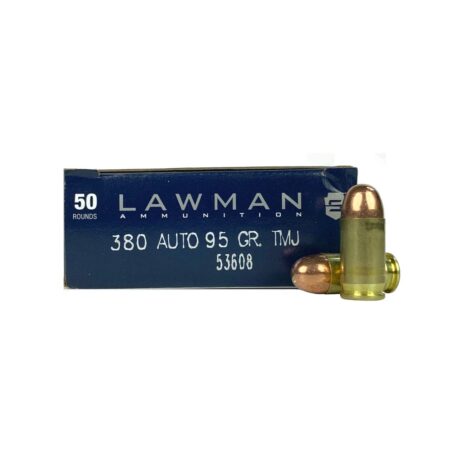 Speer Lawman .380 ACP 95 Gr. Total Metal Jacket- Box of 50