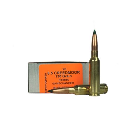 HSM Tipping Point 6.5 Creedmoor 130 Gr. Sierra GameChanger- Box of 20