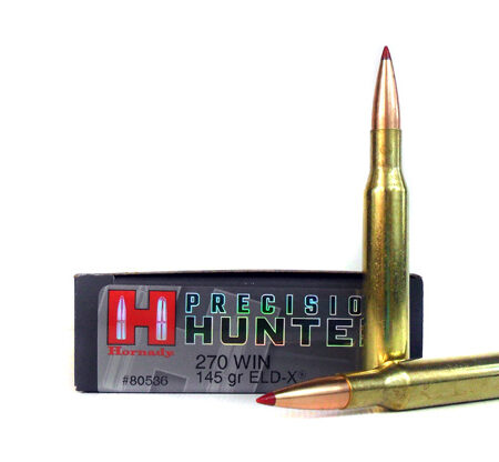 Hornady Precision Hunter .270 Winchester 145 Gr. ELD-X- Box of 20