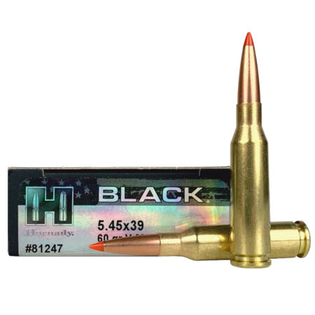 Hornady Black 5.45x39mm 60 Gr. V-Max- Box of 20