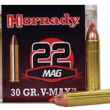 Hornady Varmint Express .22 Winchester Magnum Rimfire (WMR) 30 Gr. V-Max- Box of 50