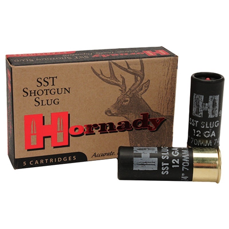 Hornady 12 Gauge 2-3/4" 300 Gr. SST Sabot Slug- Box of 5