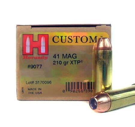 Hornady Custom .41 Remington Magnum 210 Gr. XTP Jacketed Hollow Point- Box of 20