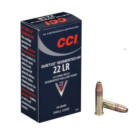 CCI Quiet .22 Long Rifle 40 Gr. Segmented Lead Hollow Point- Box of 50