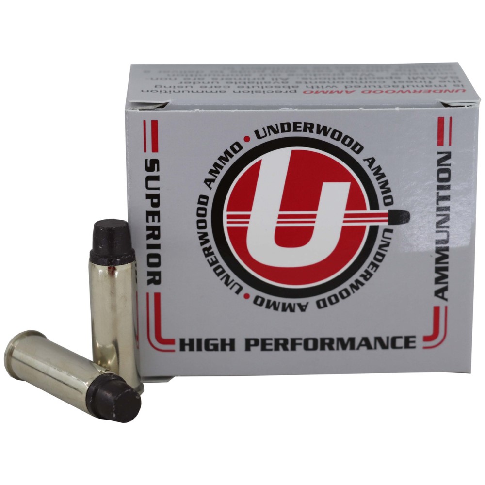 Underwood .41 Remington Magnum 230 Gr. Black Cherry Coated Keith-Type Semi-Wadcutter- Gas Check- Box of 20- A745