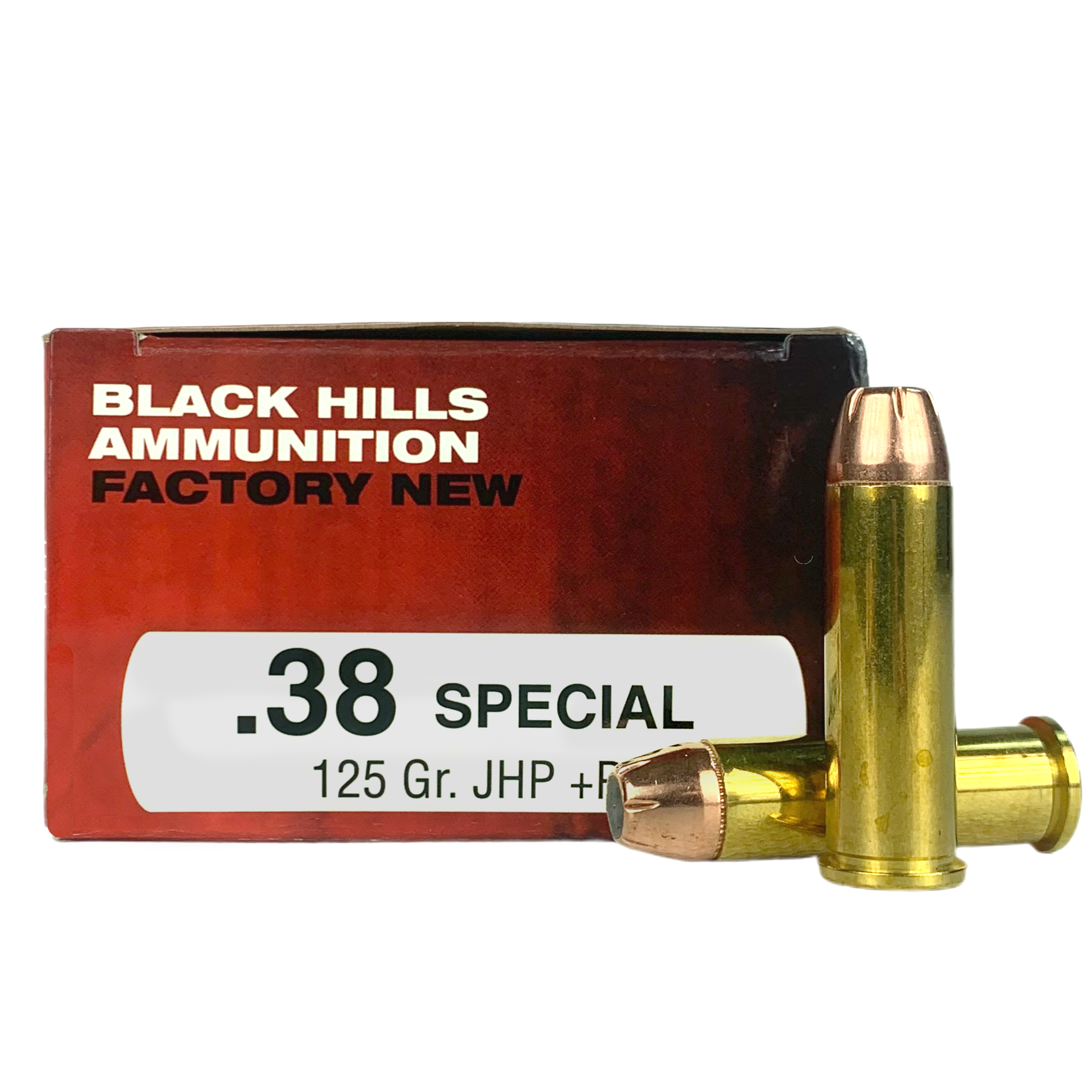 Black Hills .38 Special +P 125 Gr. Jacketed Hollow Point- Box of 50