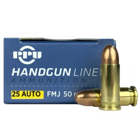 Prvi Partizan .25 ACP 50 Gr. Full Metal Jacket- Box of 50