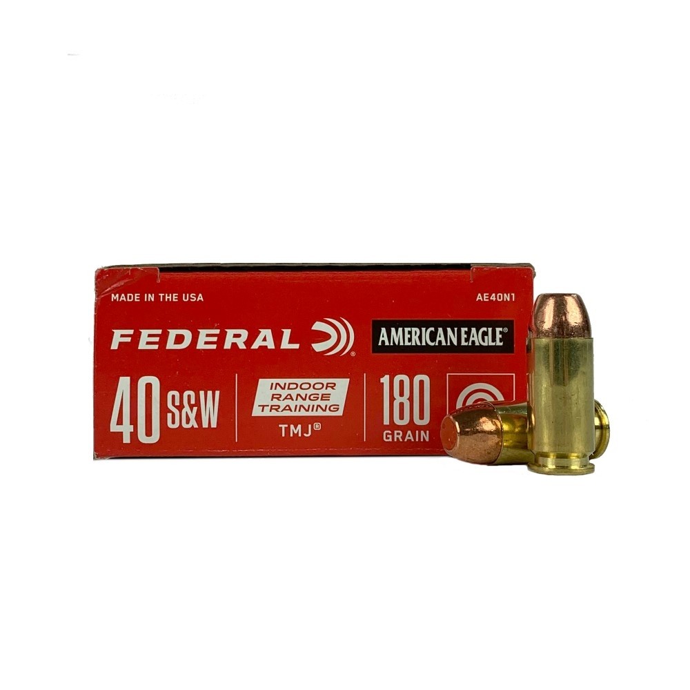 Federal American Eagle .40 S&W 180 Gr. Total Metal Jacket- Box of 50