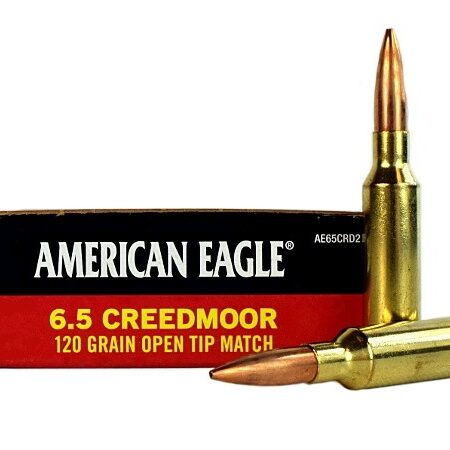 Federal American Eagle 6.5 Creedmoor 120 Gr. Open Tip Match-Box of 20