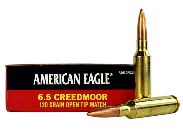 Federal American Eagle 6.5 Creedmoor 120 Gr. Open Tip Match-Box of 20