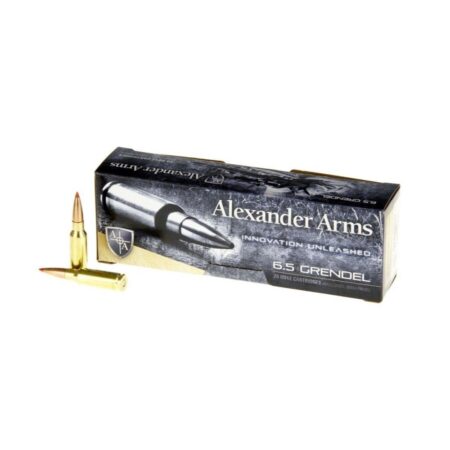 Alexander Arms 6.5mm Grendel 123 Gr. Lapua Scenar Open Tip Match- Box of 20