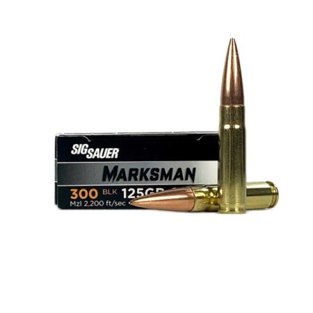 SIG SAUER Elite Performance .300 AAC Blackout 125 Gr. Open Tip Match Supersonic- Box of 20