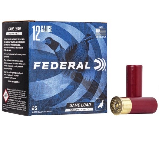 Federal Game Load Heavy Field 12 Gauge 2-3/4" 1-1/4 oz #5 Shot- Box of 25