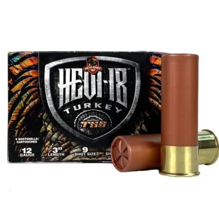 Hevi-Shot Hevi-18 Turkey TSS 12 Gauge 3" 2 oz #9 Tungsten Shot -Lead Free- Box of 5