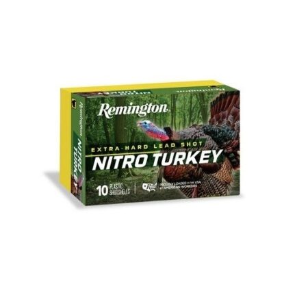 Remington Nitro Turkey 12 Gauge 3-1/2" 2oz #6 Extra Hard Lead Shot- Box of 10- NT12356