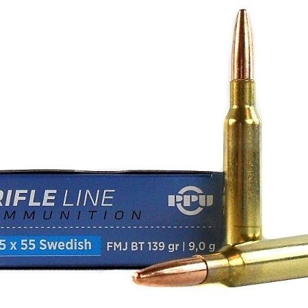 Prvi Partizan 6.5x55 Swedish Mauser 139 Gr. Full Metal Jacket Boat Tail- Box of 20
