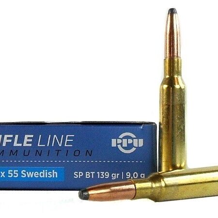 Prvi Partizan 6.5x55mm Swedish Mauser 139 Gr. Soft Point Boat Tail- Box of 20