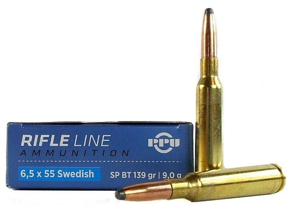 Prvi Partizan 6.5x55mm Swedish Mauser 139 Gr. Soft Point Boat Tail- Box of 20