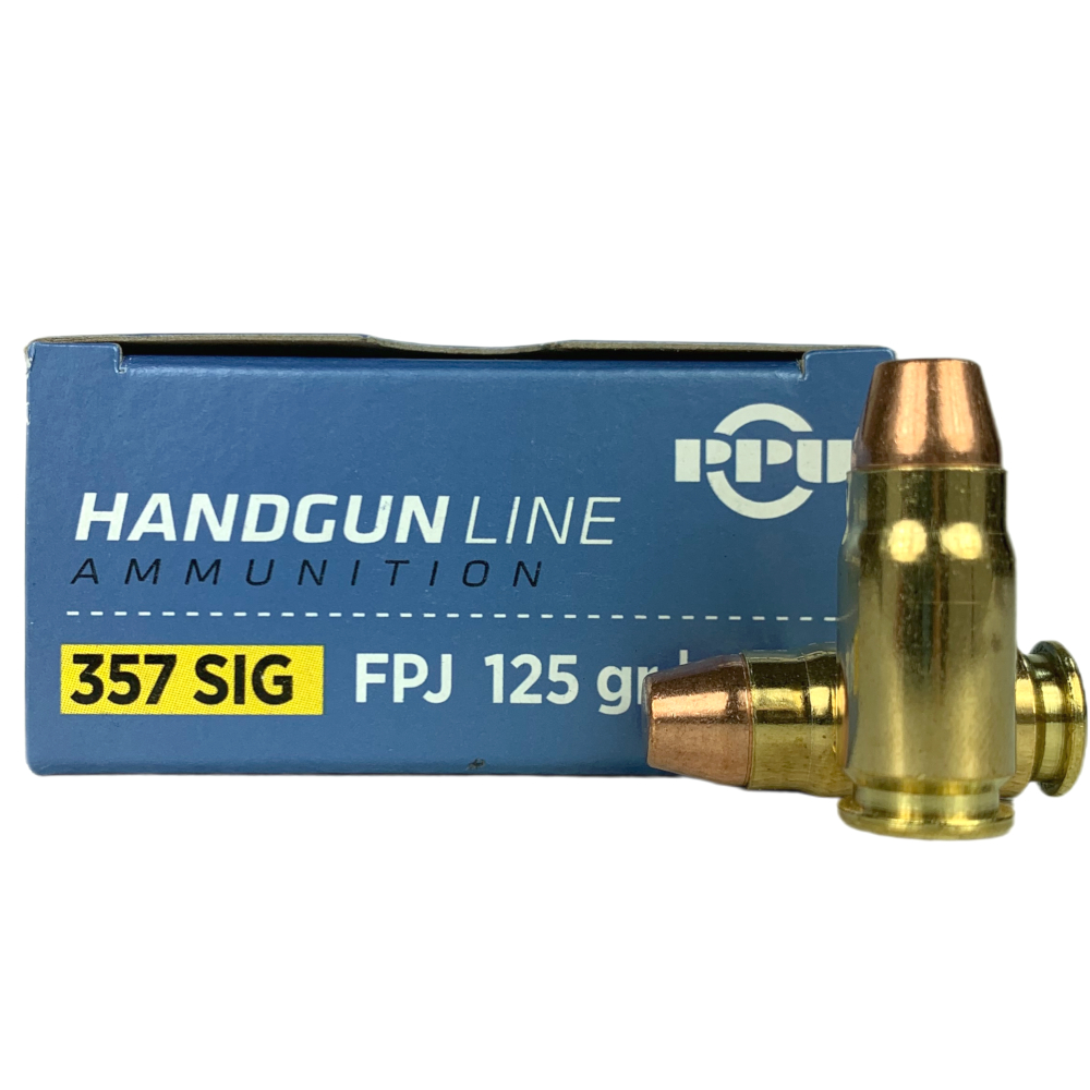 Prvi Partizan .357 Sig 125 Gr. Full Metal Jacket Flat Point- Box of 50- PPH357S