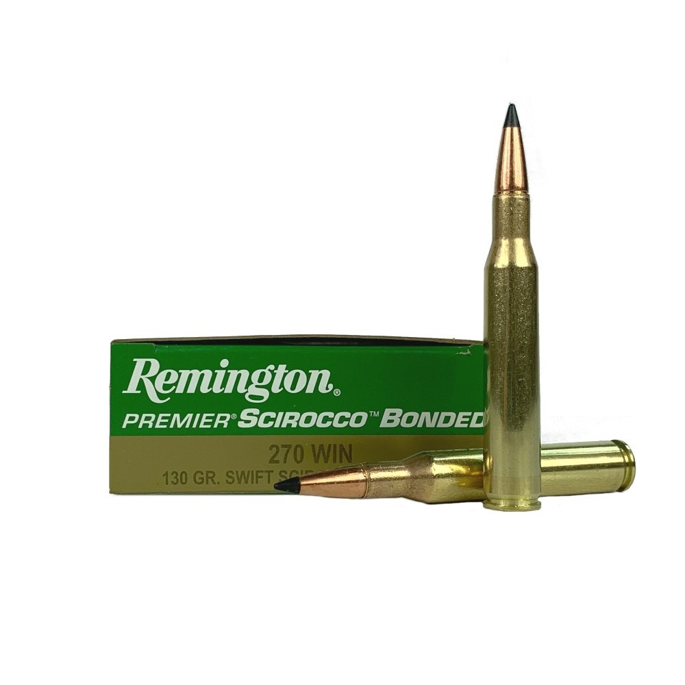 Remington Premier .270 Winchester 130 Gr. Swift Scirocco II- Box of 20