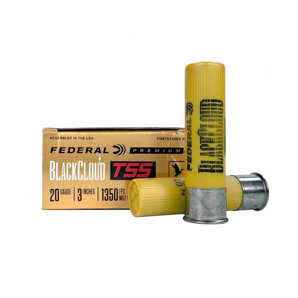 Federal Premium Black Cloud TSS 20 Gauge 3" 1 oz #3 & #9 Shot- Box of 10