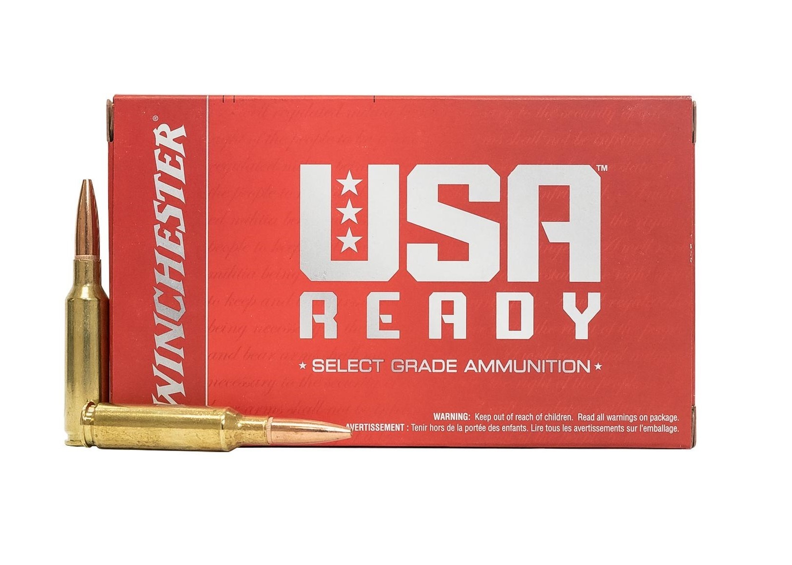 Winchester USA Ready 6.5 Creedmoor 125 Gr. Open Tip- Box of 20