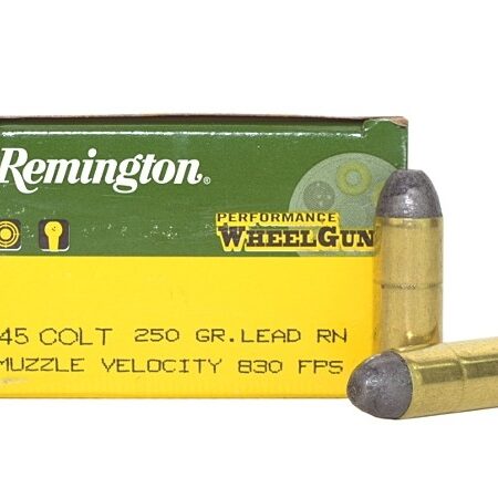 Remington Performance WheelGun .45 Long Colt 250 Gr. Lead Round Nose- Box of 50