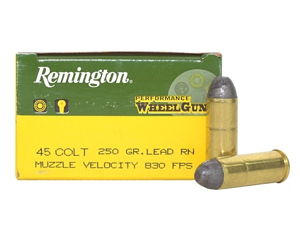 Remington Performance WheelGun .45 Long Colt 250 Gr. Lead Round Nose- Box of 50